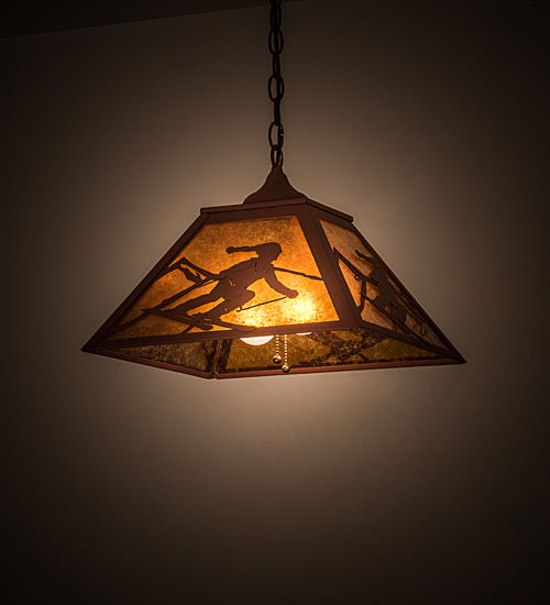 Meyda 16" Square Alpine Pendant