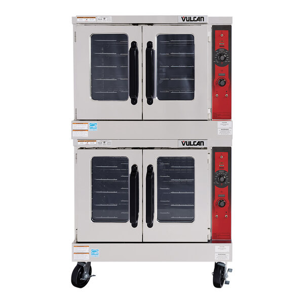Vulcan VC55ED-480/3 Double Deck Full Size Electric Convection Oven – 480V, Field