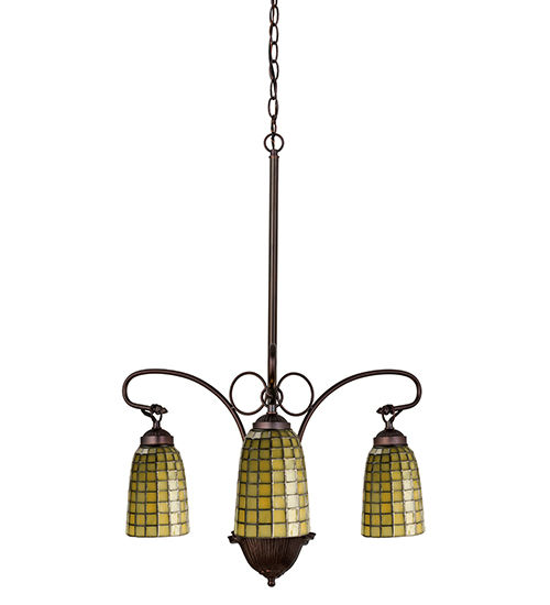 Meyda 24"W Terra Verde 3 LT Chandelier