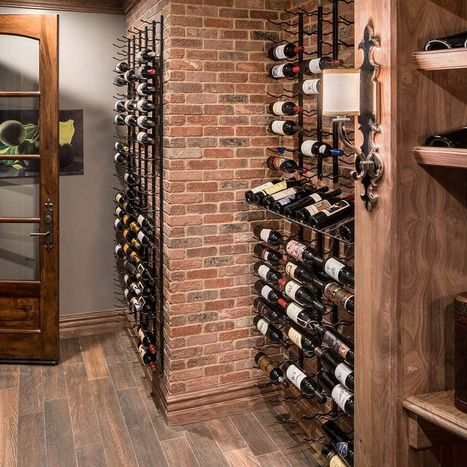 Thumbnail: W Series Presentation Row Display (wall mounted metal wine rack kit)