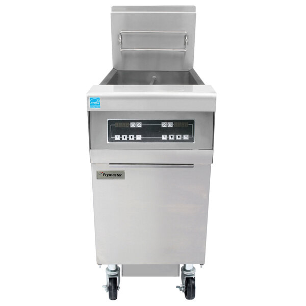 Frymaster FPH155 Liquid Propane 50 lb. High-Efficiency Gas Floor Fryer with Digi
