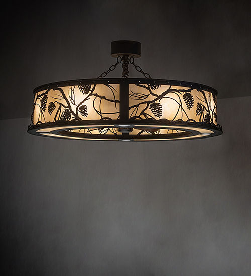 Meyda 45" Wide Whispering Pines W/Downlights Chandel-Air