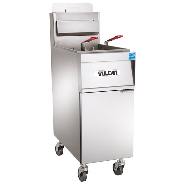 Vulcan 1TR85AF-2 PowerFry3 Liquid Propane 85-90 lb. Floor Fryer with Solid State