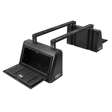 Pod Rack Universal Bed Storage System with Adjustable Crossbars and Lock Latches