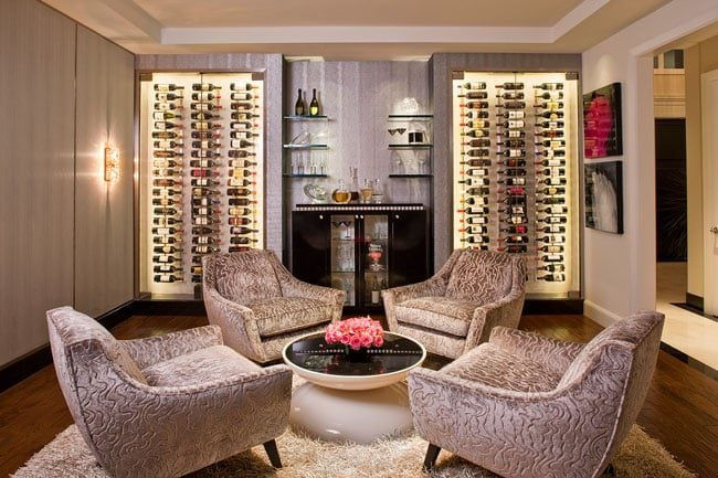 Thumbnail: W Series Wine Rack 4 (wall mounted metal bottle storage)