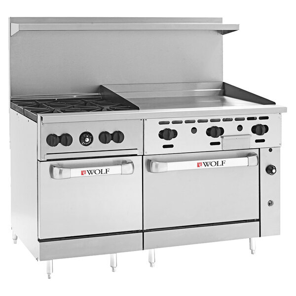 Wolf by Vulcan C60SS-4B36GP Challenger XL Series Liquid Propane 60″ Manual Range