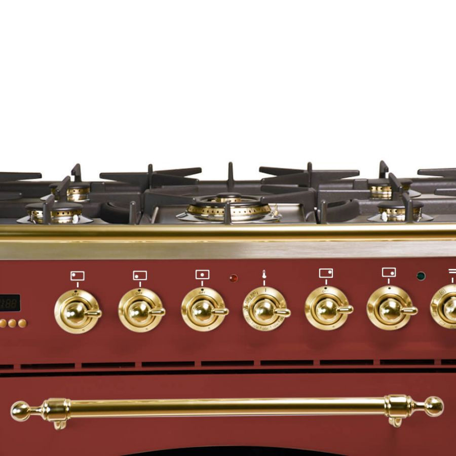 Thumbnail: Hallman Industries Hallman 30 in. Single Oven All Gas Italian Range