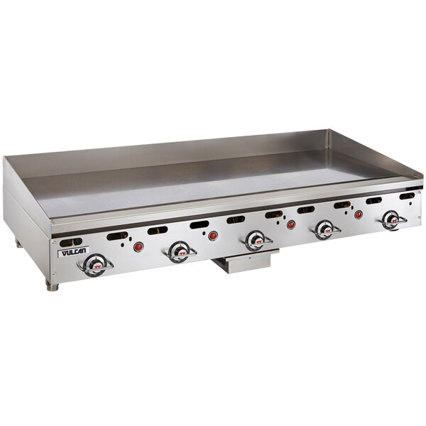 Vulcan MSA60-24C 60″ Natural Gas Chrome Top Commercial Griddle / Grill with Snap