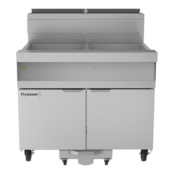 Frymaster SCFHD260G 160 lb. 2 Unit Liquid Propane Floor Fryer System with Therma
