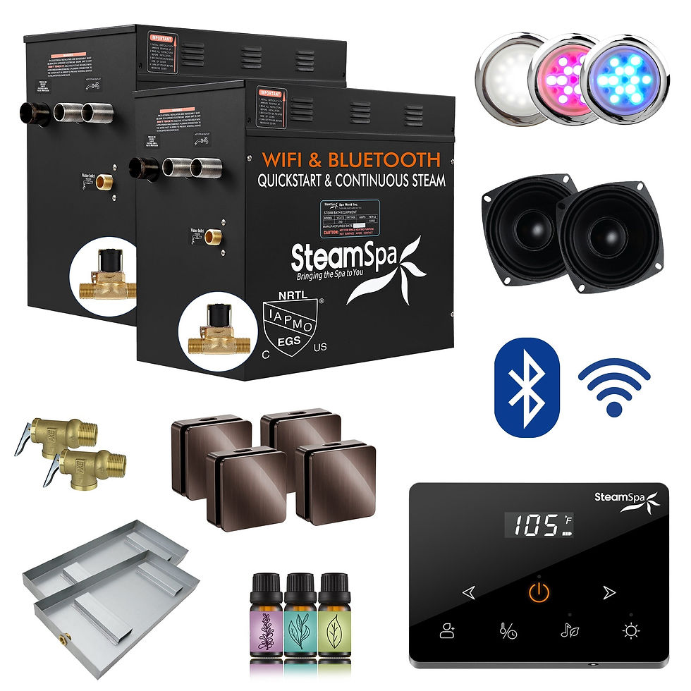 Thumbnail: Black Series Wireless Deluxe Package with New Square Steam Heads