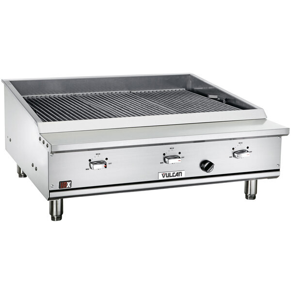 Vulcan VTEC14-2 Liquid Propane 14″ Infrared Charbroiler – 22,000 BTU
