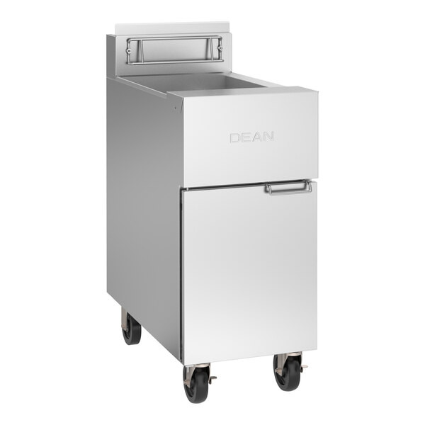 Dean by Frymaster GF14 Open Pot Natural Gas Floor Fryer 40 lb. – 100,000 BTU