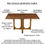 Thumbnail: 62 Inch Rectangular Dining Table, Handcrafted Natural Mango Wood with Magnetic C