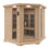 Thumbnail: Mauritius 5-Person Carbon FAR Infrared Hemlock Wooden Indoor Home Sauna Room wit