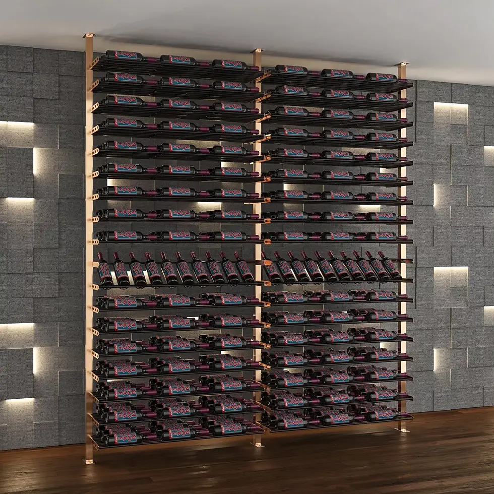 Thumbnail: Evolution Low Profile Post Kit 10 1C (ultra slim floor-to-ceiling wine rack syst