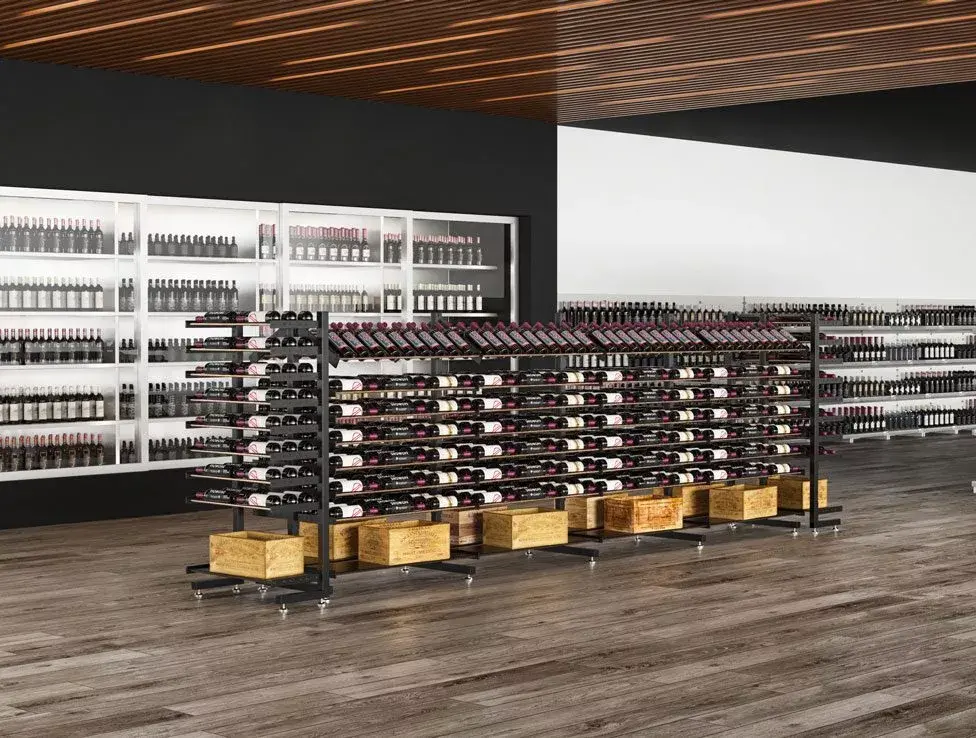 Thumbnail: Evolution Double Sided Island Display Rack Presentation Row 3C (freestanding met