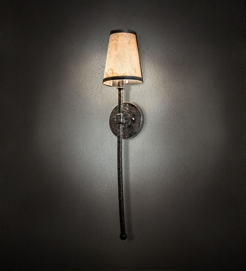Meyda 5" Wide Verheven Wall Sconce
