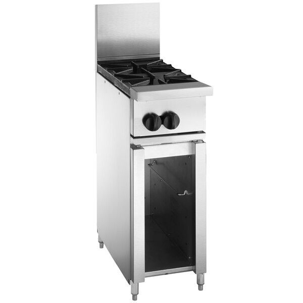 Vulcan 12-2B Endurance Liquid Propane 2 Burner 12″ Range with Cabinet Base – 60