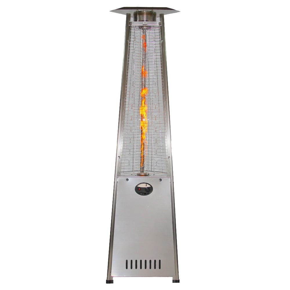 RADtec 93-Inch Tall Stainless Steel Pyramid Natural Gas Patio Heater