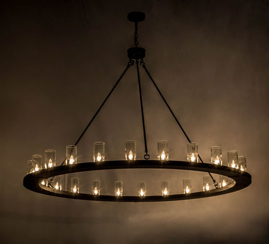 Meyda 72"W Loxley 24 LT Chandelier