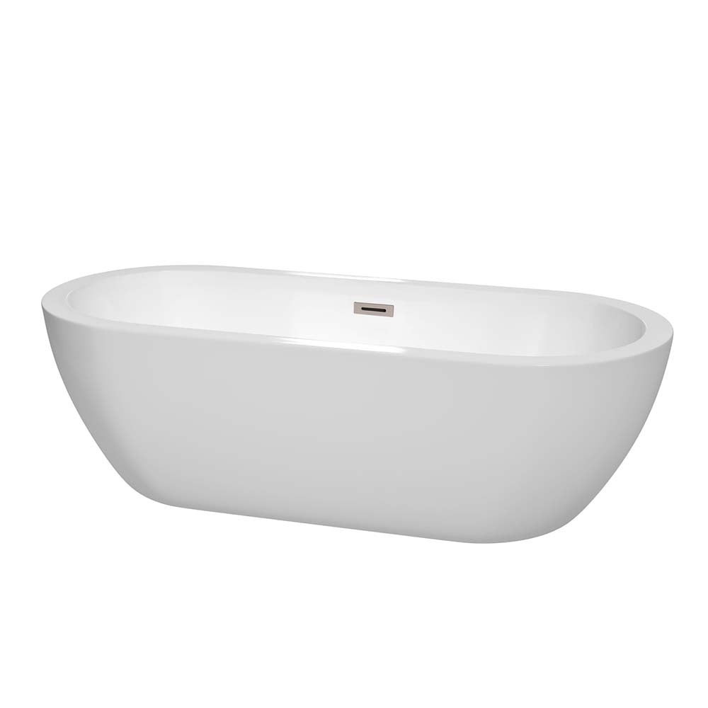 Wyndham Collection Soho 72 Inch Freestanding Bathtub in – WCOBT100272BNTRIM