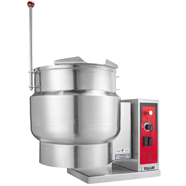 Vulcan K12ETT-7 12 Gallon Tilting Electric Steam Jacketed Kettle – 12 kW, 208V