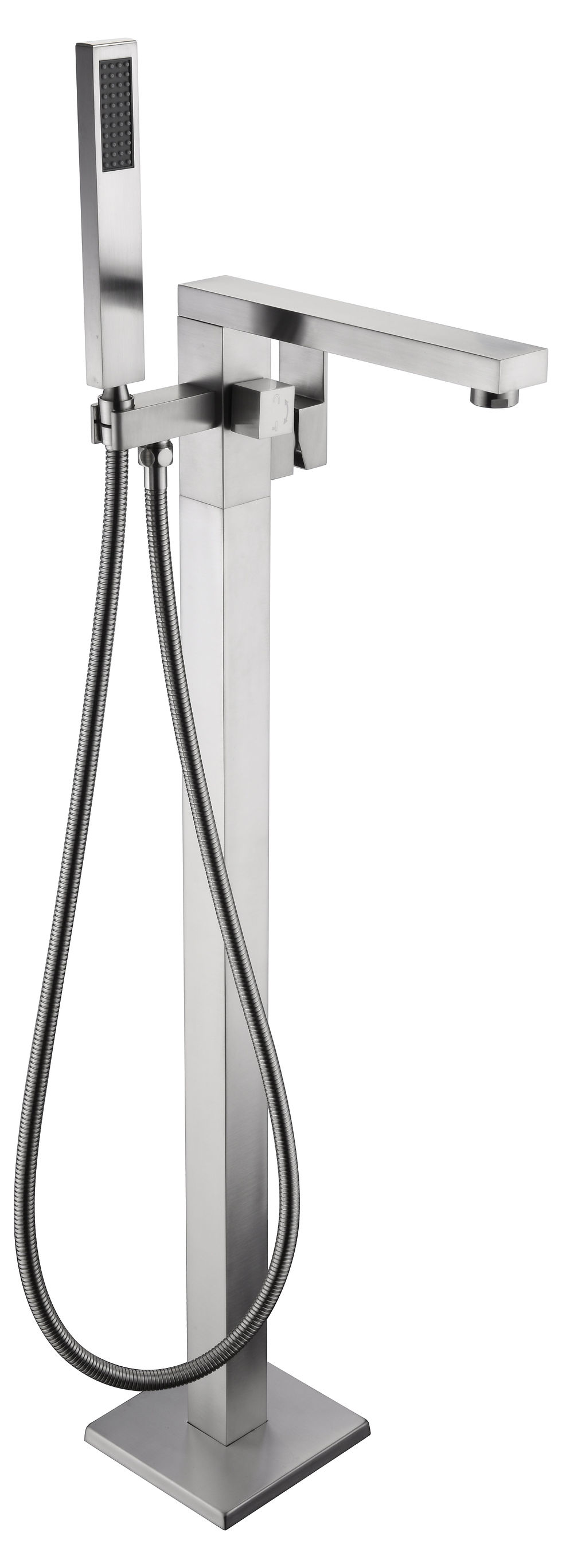 Thumbnail: ANZZI Khone 2-Handle Claw Foot Tub Faucet with Hand Shower FS-AZ0037CH