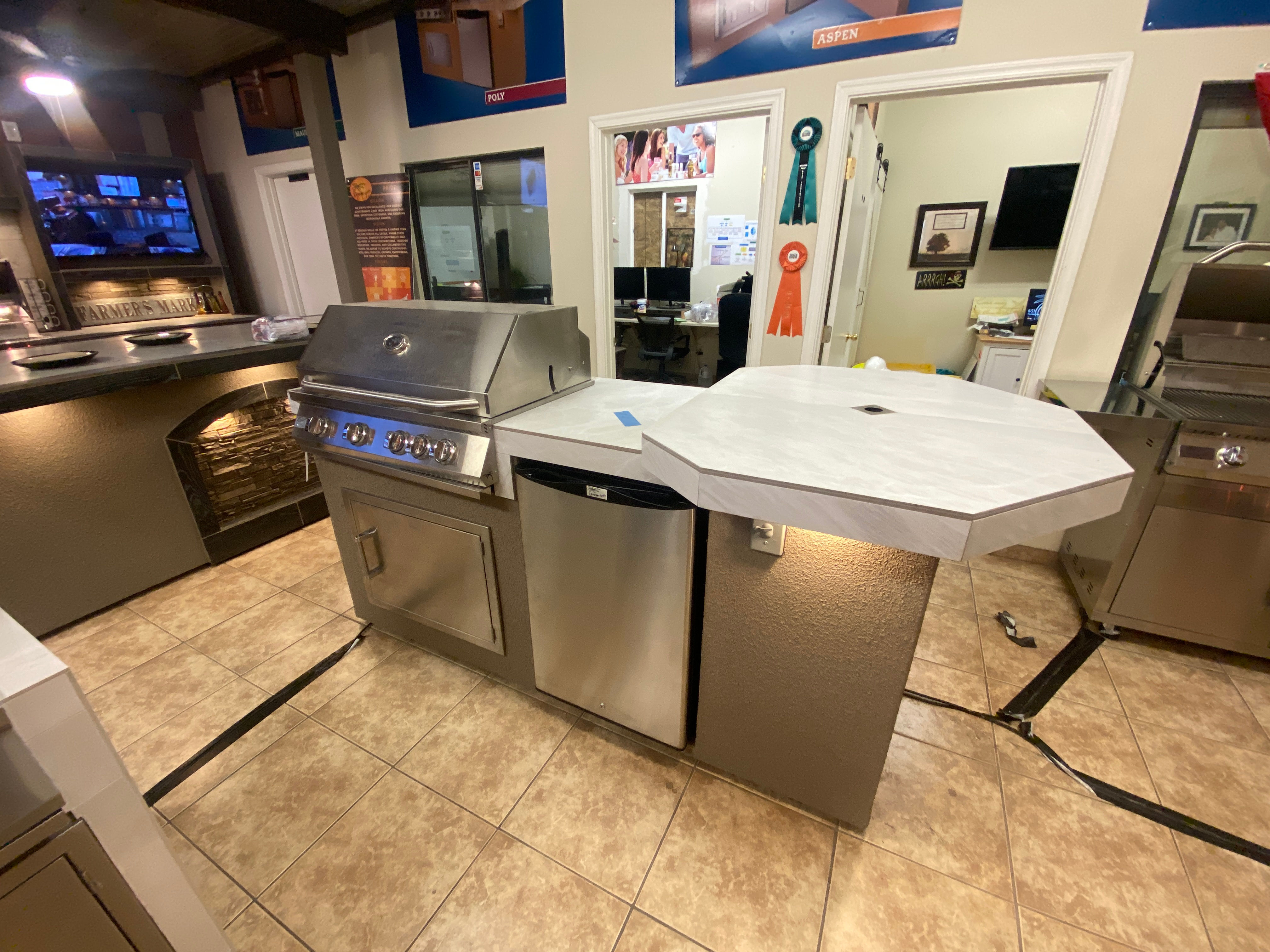Kokomo Grills Poly BBQ Island — polybbqisland5114