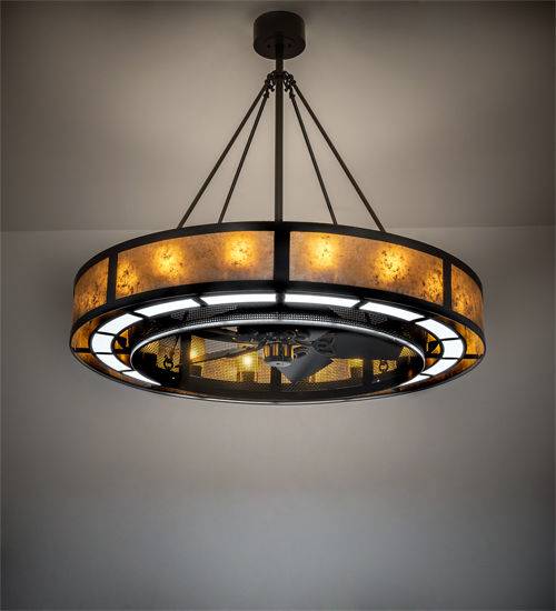 Meyda 48" Wide Smythe Craftsman Chandel-Air
