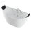 Thumbnail: 67" Freestanding Boat-shaped Whirlpool Bathtub with Center Drain