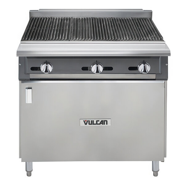 Vulcan VCBB36B-NAT V Series Natural Gas 36″ Radiant Gas Floor Model Charbroiler