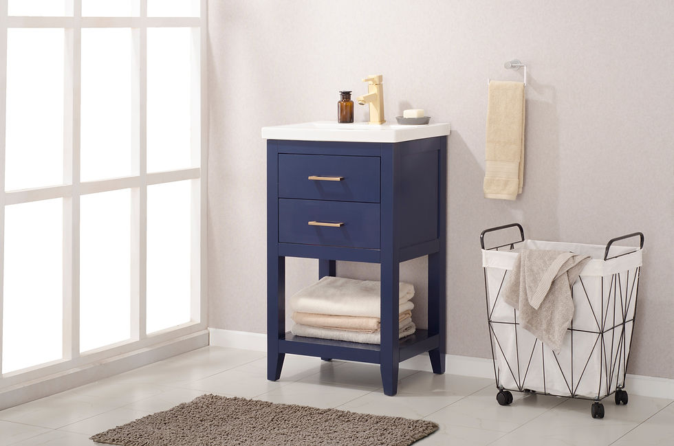 Thumbnail: Cara 20" Single Sink Vanity with Porcelain Top