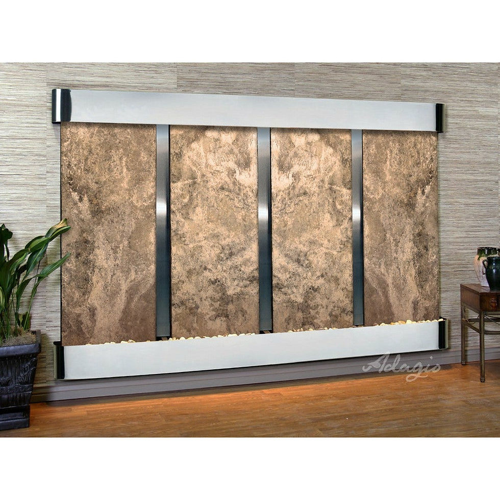 Thumbnail: Adagio Water Features Adagio Regal Falls - Indoor Wall Fountain