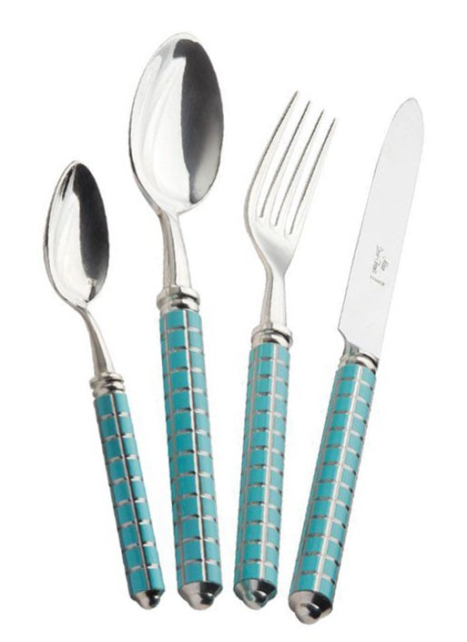 Alain Saint Joanis Maya Turquoise Carving Set – 2 Pieces