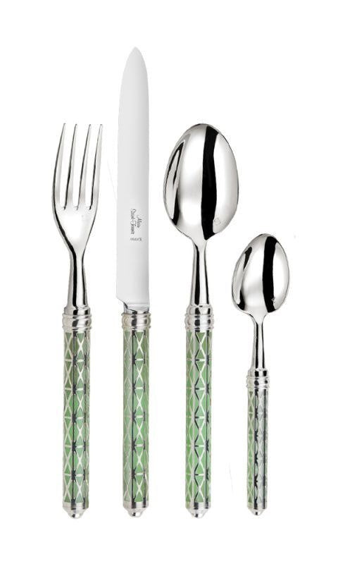 Alain Saint Joanis Louxor Silver & Anise 5-pc Place Setting ASJASJLOU000SLWH
