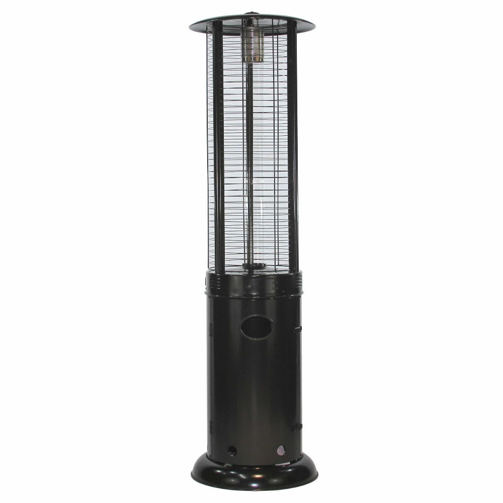 RADtec Ellipse Flame 78-Inch Tall Black Propane Patio Heater — RADTEC-88826