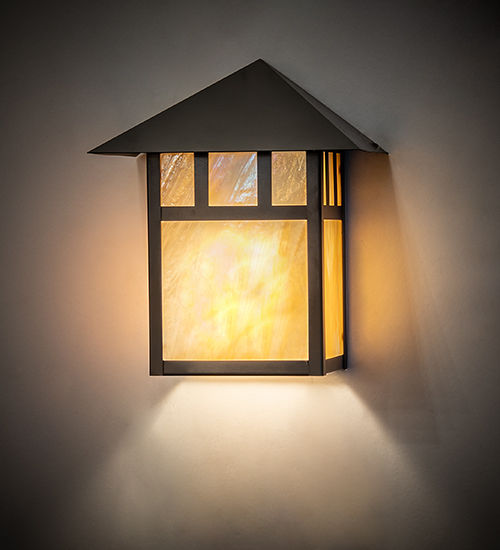 Meyda 9" Wide Seneca Double Bar Mission Wall Sconce