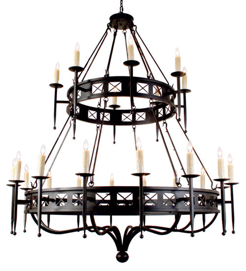 Meyda 72" Wide Gina 24 Light Two Tier Chandelier