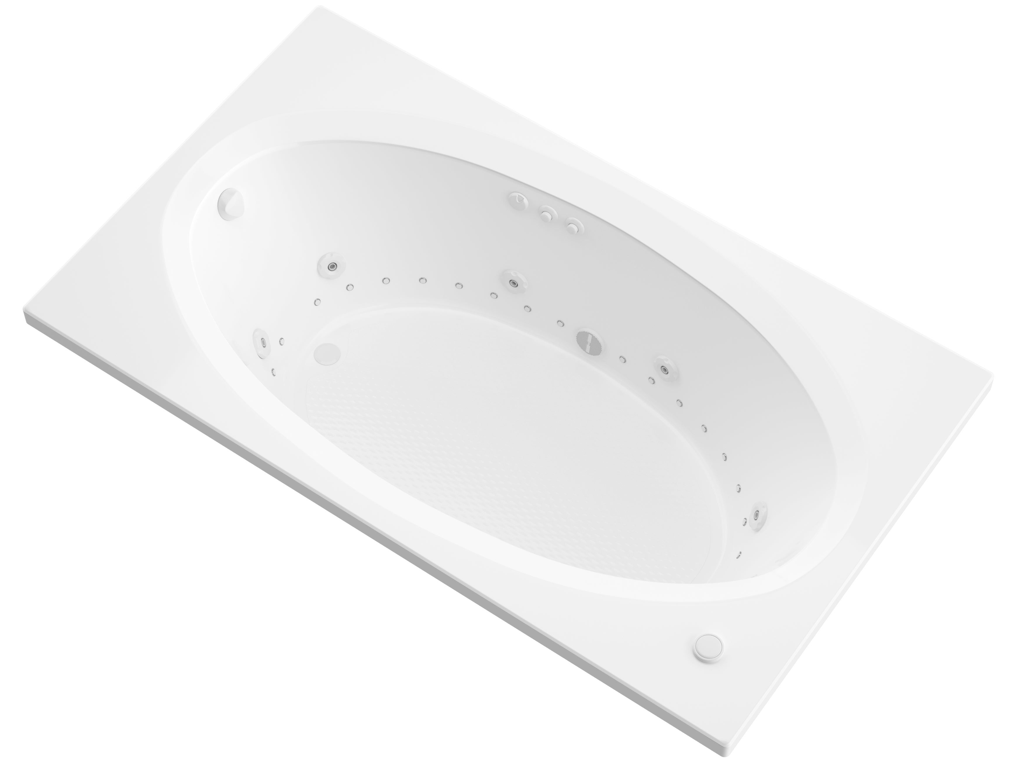 Atlantis Whirlpools Vogue 43 x 84 Rectangular Air & Whirlpool Jetted Bathtub 438