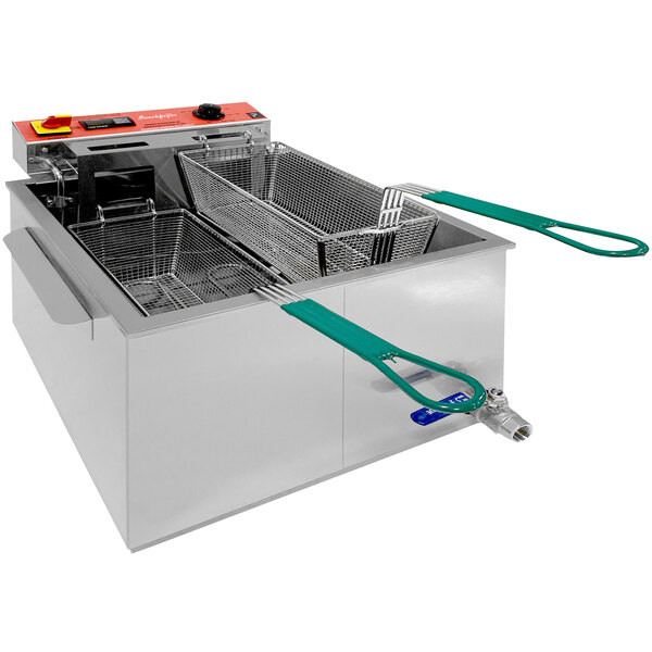 Paragon 9180 ParaFryer 55 lb. Digital Snack Fryer – 240V, 5500W