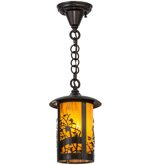 Meyda 8"W Fulton Apple Branch Pendant