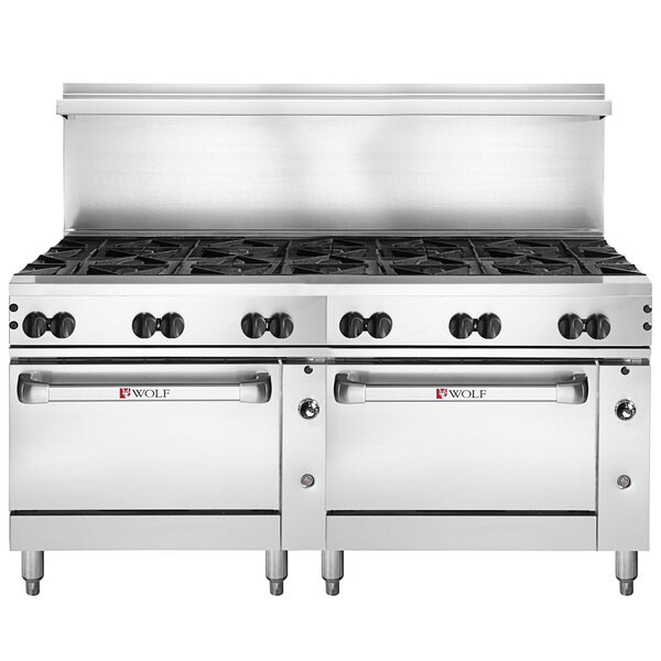 Wolf by Vulcan C72SS-12BP Challenger XL Series Liquid Propane 72″ Range with 12