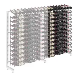 Thumbnail: W Series Island Display Rack 4PR Ext (freestanding metal wine rack