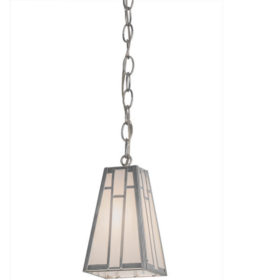 Meyda 5"Sq Double Bar Mission Mini Pendant
