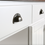 Thumbnail: Monterey 80" Kitchen Island in White Cabinet Finish and Wood Countertop