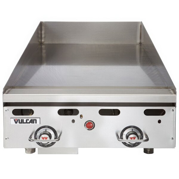 Vulcan MSA24-C0100P 24″ Countertop Liquid Propane Griddle with Rapid Recovery Pl