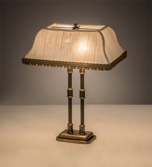 Meyda 12.5"W Templeton Brass Bar Light