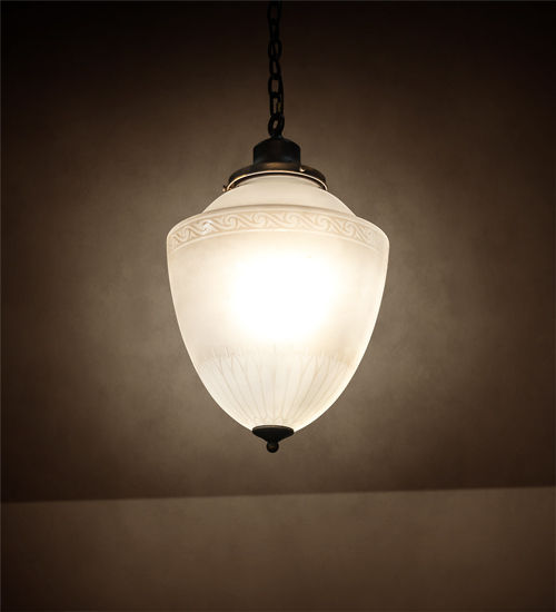 Meyda 14" Wide Ovum Aquinum Pendant