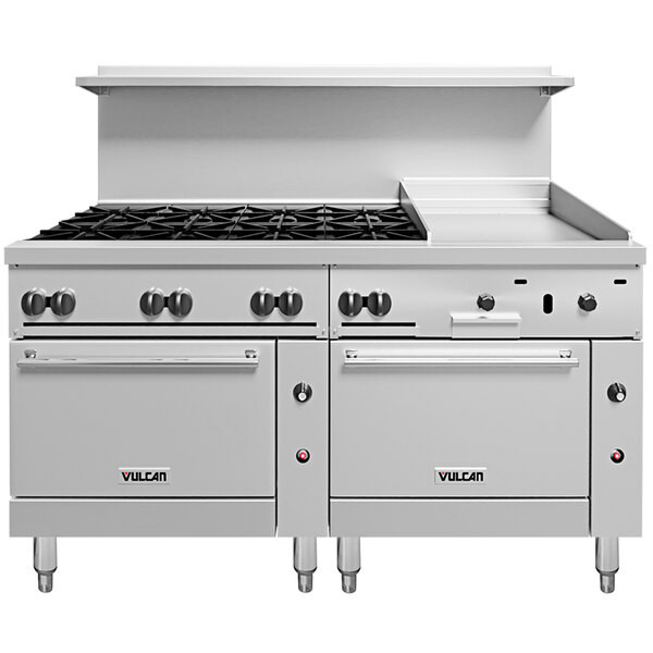 Vulcan 72CC-8B-24GT-N Endurance 8 Burner 72″ Natural Gas Thermostatic Range