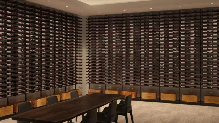 Thumbnail: Evolution Wine Wall Post Extension Bracket (floating wine rack system component)